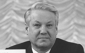 Б. Н. Ельцин 21 февраля 1989 года в Колонном зале Дома Союзов с предвыборной платформой кандидата в народные депутаты СССР