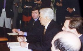 Переговоры Бориса Ельцина с Асланом Масхадовым, 1997 год